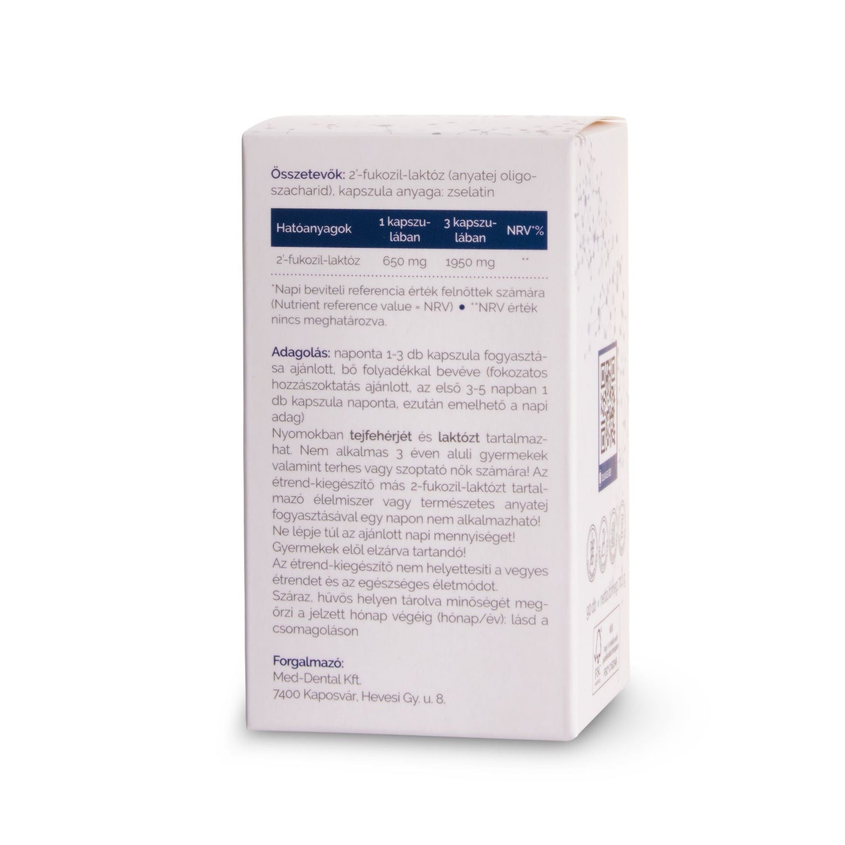 Enteroreg® kapszulás kiszerelés - SimbioPlus - egészséges bélflóra - Enteroreg® - anyatej oligoszacharid